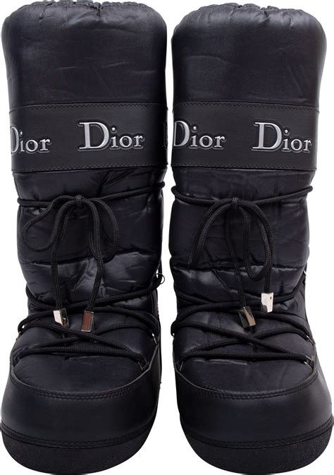 moonboot dior|Dior chunky boots.